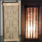 luminária em sisal