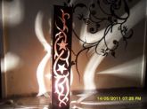 luminária em mdf