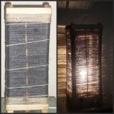 luminária em sisal