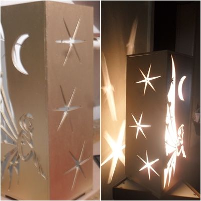 luminária em sisal